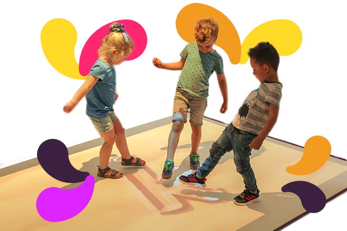 Springlab Beweegvloer - Bewegend leren les taal Springlab Beweegvloer - Bewegend leren les taal