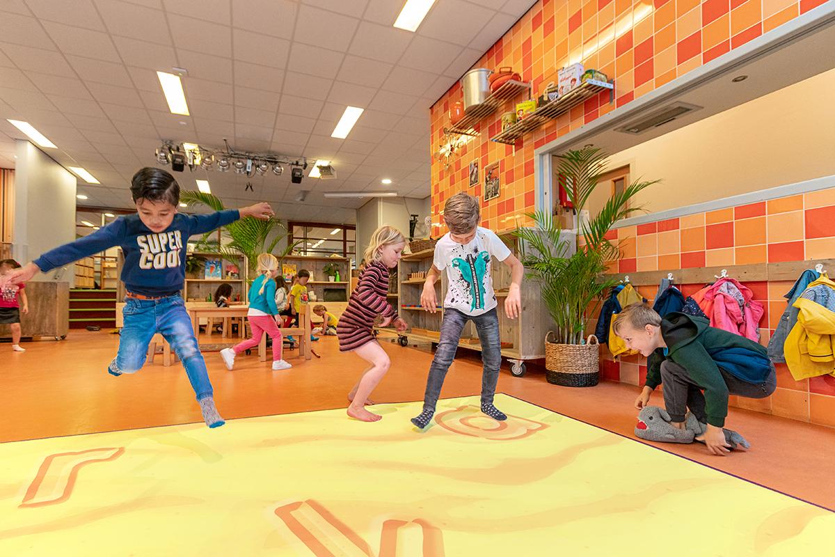 Springlab-beweegvloer-basisonderwijs Springlab Beweegvloer op de basisschool