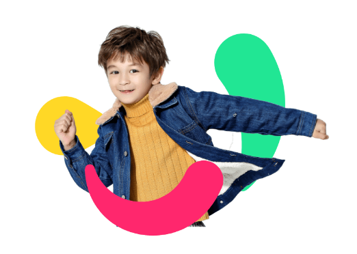 Jongetje bewegend leren met kleuren Springlab