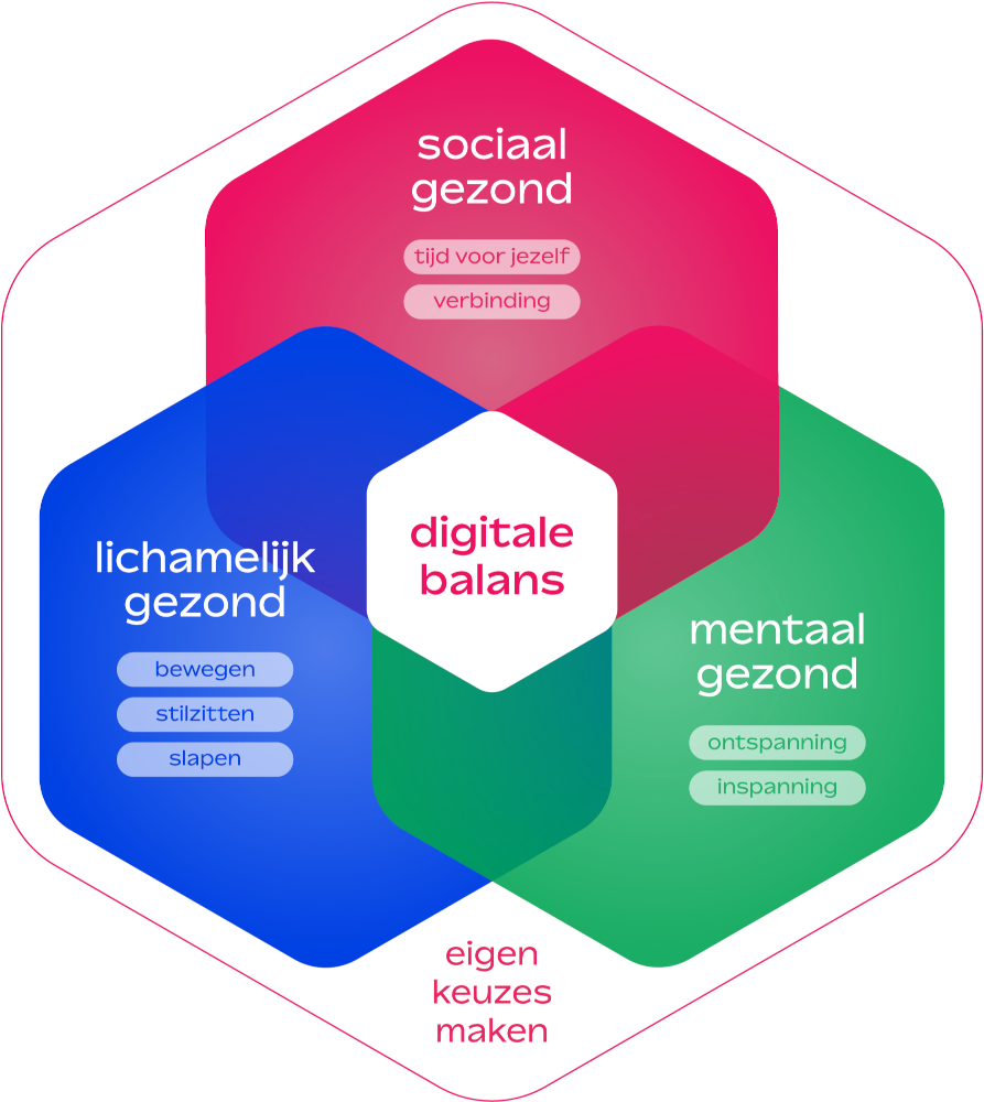 Digitale Balans Model, Netwerk Mediawijsheid en Trimbos-instituut