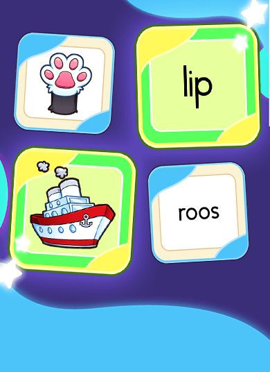 Lees en rijmgame Beweegvloer
