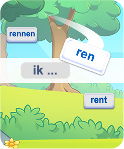 Springloop Game Werkwoordspelling TT