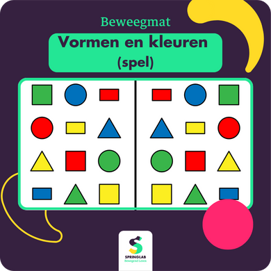 Matten_vormen en kleuren spel