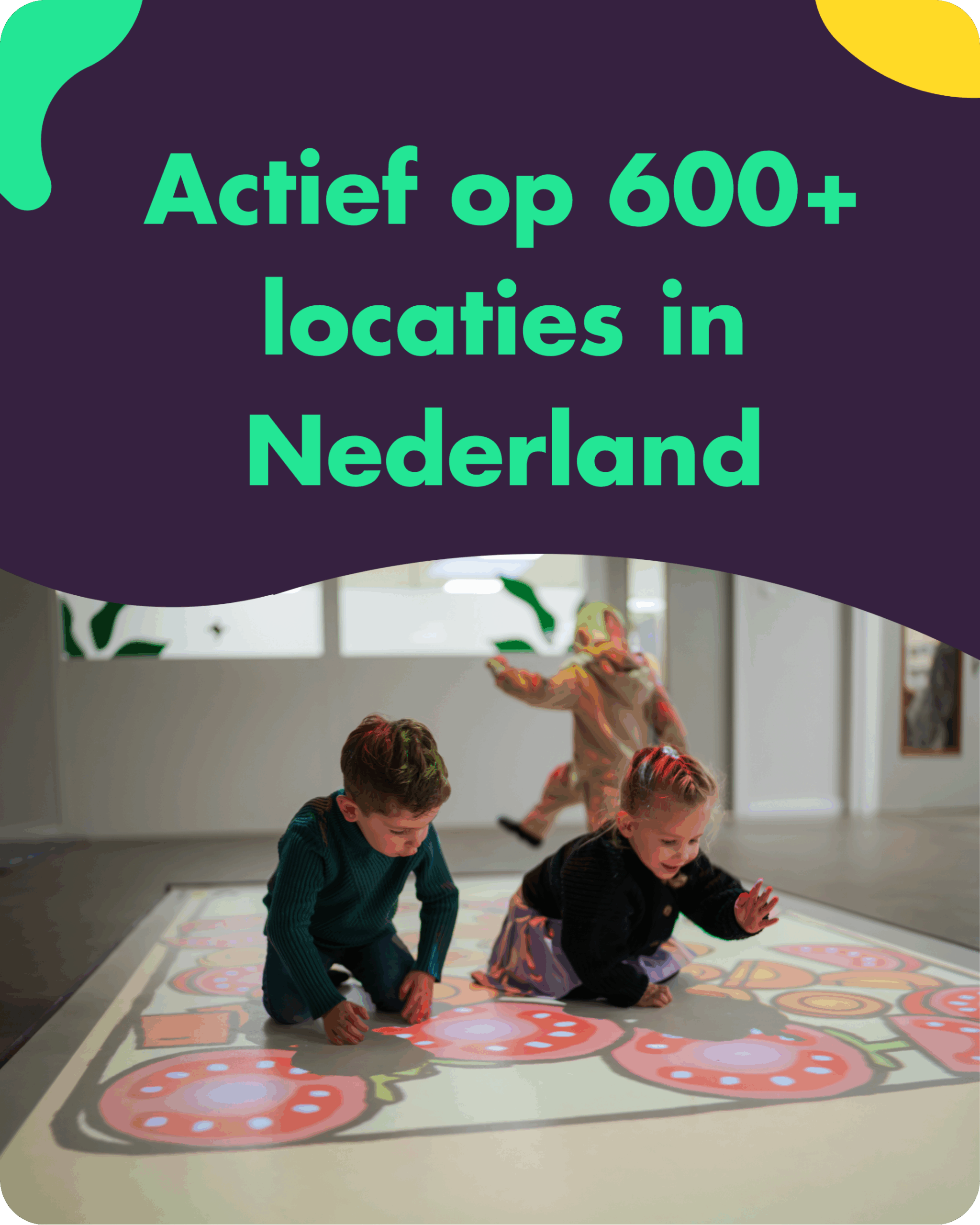 Actief op 600+ locaties