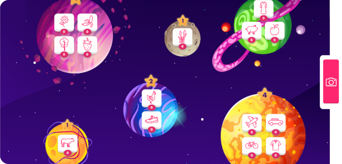 In game beeld Planeten veroveren